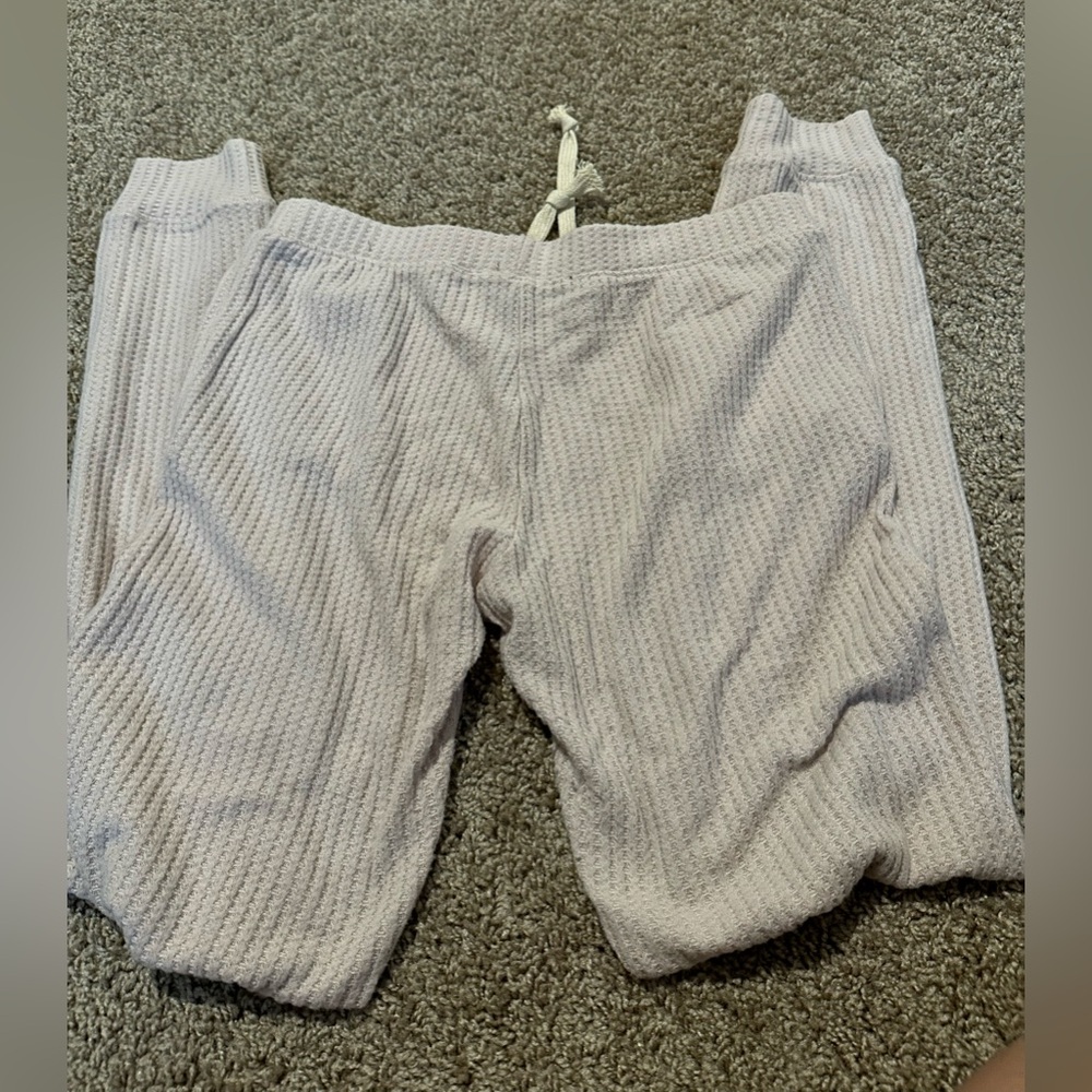 Lulu’s Soft Waffle Knit Lounge Jogger